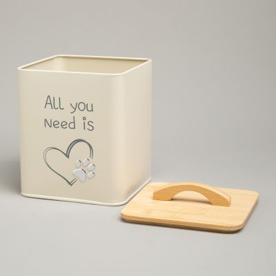 БАНКА AGNESS ДЛЯ ХРАНЕНИЯ КОРМА, 14Х14Х16 СМ, 3Л-4