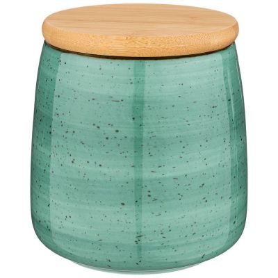 БАНКА С ДЕРЕВЯННОЙ КРЫШКОЙ BRONCO 