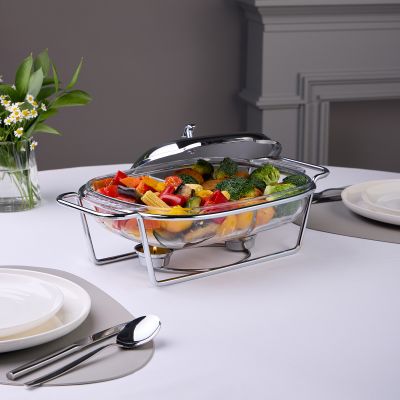 МАРМИТ AGNESS  ПРЯМОУГ 2 ОТСЕКА SILVER 2,45L-2