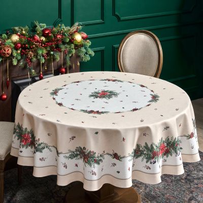 СКАТЕРТЬ  D185 CM КРУГЛАЯ, 