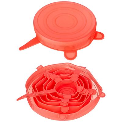 НАБОР КРЫШЕК УНИВЕРС. СИЛИК. КРУГ.6 ШТ D=6/9/11/14/16/19СМ  H=3 СМ-0