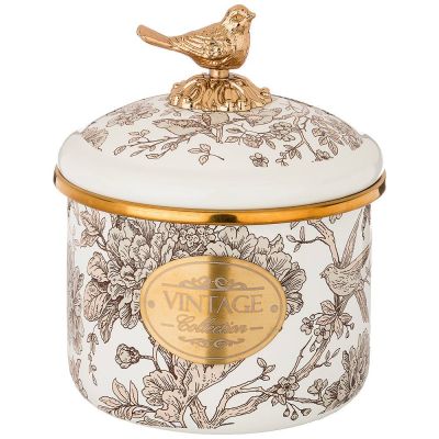 БАНКА ДЛЯ СЫПУЧИХ ПРОДУКТОВ AGNESS, СЕРИЯ ROYAL GARDEN 12 Х 9СМ / 1,0Л-0