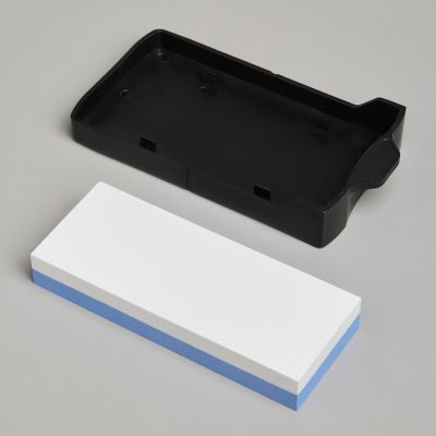 ПОДСТАВКА ДЛЯ НОЖЕЙ AGNESS С ТОЧИЛЬНЫМ КАМНЕМ 13,6*14,6*23 СМ-6