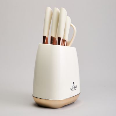 НАБОР НОЖЕЙ AGNESS  НА ПЛАСТИКОВОЙ ПОДСТАВКЕ, 7 ПРЕДМЕТОВ-3