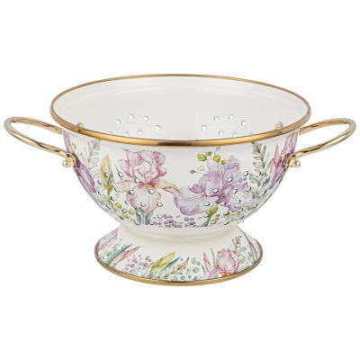 ДУРШЛАГ AGNESS ЭМАЛИРОВАННЫЙ, СЕРИЯ IRISES, 20СМ H=14СМ  D=20СМ-0