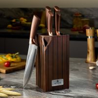 НАБОР НОЖЕЙ AGNESS  НА ПЛАСТИКОВОЙ ПОДСТАВКЕ, 6 ПРЕДМЕТОВ