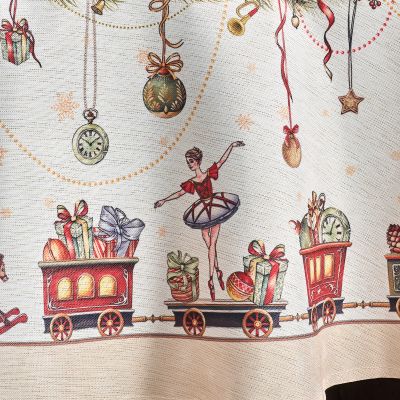 СКАТЕРТЬ  D185 CM КРУГЛАЯ, 