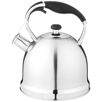ЧАЙНИК AGNESS СО СВИСТКОМ, 3Л C ИНДУКЦИОН. КАПСУЛЬНЫМ ДНОМ ЦВЕТ: СТАЛЬНОЙ-0