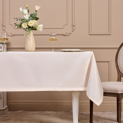 СКАТЕРТЬ 145Х220СМ ШАМПАНЬ ЕВРОУГОЛОК 100% ПОЛИЭСТЕР-7