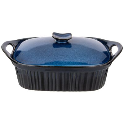 ФОРМА ДЛЯ ЗАПЕКАНИЯ С КРЫШКОЙ REACTIVE BLUE 33*23*9,5/13 СМ 2000 МЛ-4