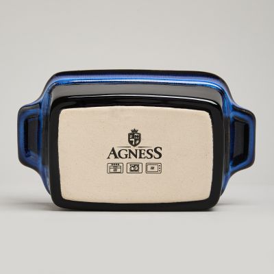 ФОРМА ДЛЯ ЗАПЕКАНИЯ С КРЫШКОЙ / МАСЛЕНКА REACTIVE BLUE 16,5*10*5/9 СМ 250 МЛ-5