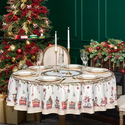 СКАТЕРТЬ  D185 CM КРУГЛАЯ, 