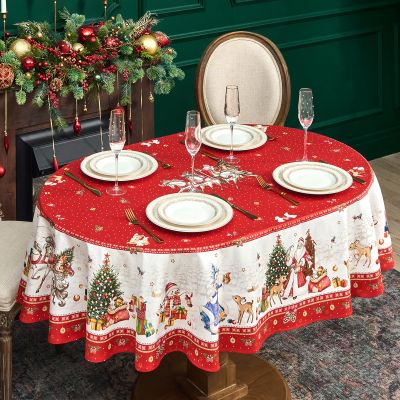 СКАТЕРТЬ  ОВАЛЬНАЯ  