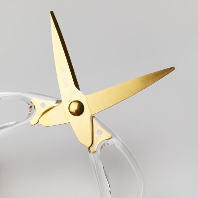 КУХОННЫЕ НОЖНИЦЫ ЦВЕТ АЙВОРИ, ТИТАНОВОЕ ПОКРЫТИЕ ЛЕЗВИЯ, 20,5СМ   (МАЛ=12ШТ)-3