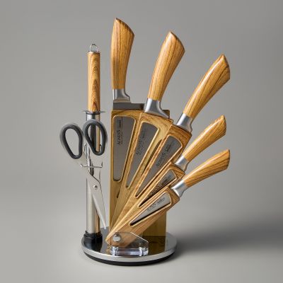 НАБОР НОЖЕЙ AGNESS С НОЖНИЦАМИ И МУСАТОМ НА ПЛАСТИКОВОЙ ПОДСТАВКЕ, 8 ПРЕДМЕТОВ (КОР=6НАБОР.)-3