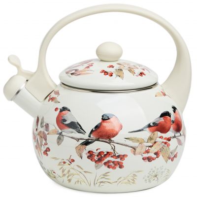 ЧАЙНИК AGNESS ЭМАЛИРОВАННЫЙ СО СВИСТКОМ СЕРИЯ 