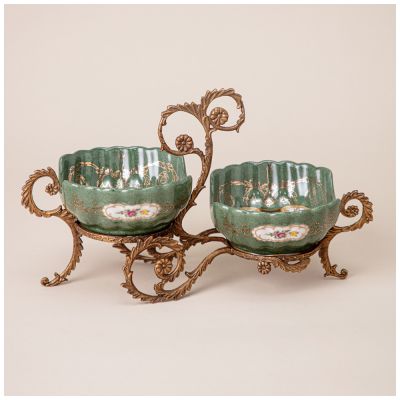 БЛЮДО ДЕКОРАТИВНОЕ 30.5X13X17 СМ-2