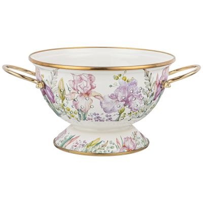 ДУРШЛАГ AGNESS ЭМАЛИРОВАННЫЙ, СЕРИЯ IRISES, 20СМ H=14СМ  D=20СМ-3