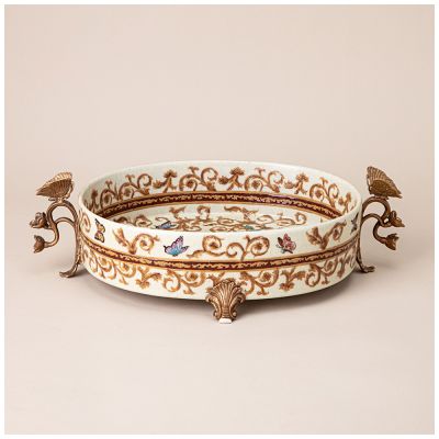 БЛЮДО ДЕКОРАТИВНОЕ 40.5X26X12 СМ-0