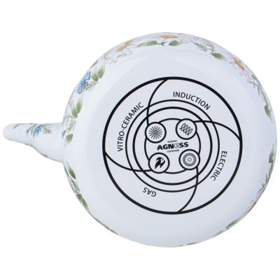 ЧАЙНИК AGNESS  ЭМАЛИРОВАННЫЙ СЕРИЯ 