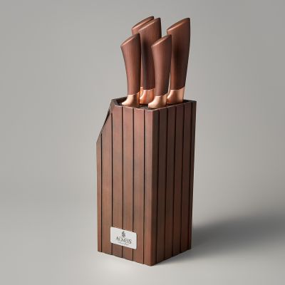 НАБОР НОЖЕЙ AGNESS  НА ПЛАСТИКОВОЙ ПОДСТАВКЕ, 6 ПРЕДМЕТОВ-4