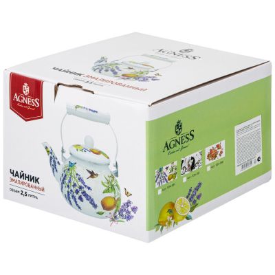 ЧАЙНИК AGNESS ЭМАЛИРОВАННЫЙ, СЕРИЯ 