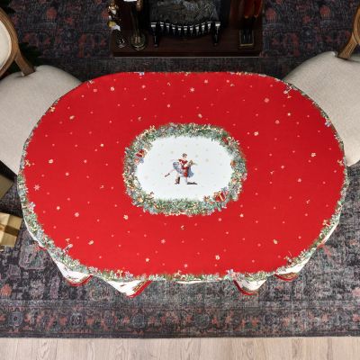 СКАТЕРТЬ  ОВАЛЬНАЯ  