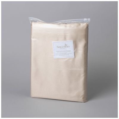 СКАТЕРТЬ САТИН ЗОЛОТО 140Х140СМ ЕВРОУГОЛОК 100% ПОЛИЭСТЕР-1