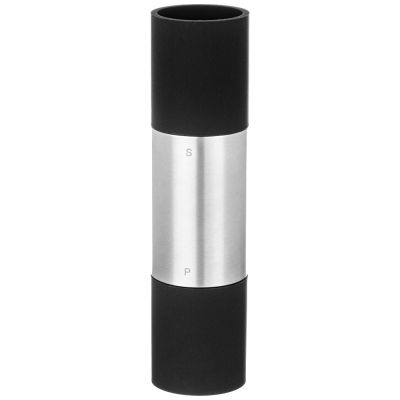 МЕЛЬНИЦА ДЛЯ СОЛИ И ПЕРЦА ЧЕРНАЯ 2 в 1 AGNESS-0