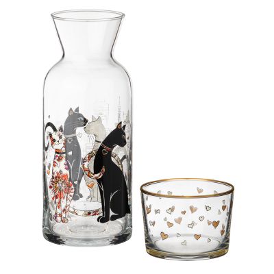 ГРАФИН С КРЫШКОЙ/СТАКАНОМ 