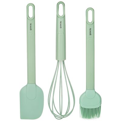 НАБОР: ВЕНЧИК, ЛОПАТКА, КИСТОЧКА AGNESS, 3 ПРЕДМЕТА (МАЛ=12ШТ)-0