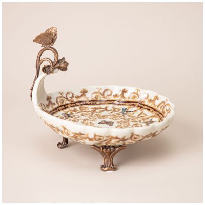 БЛЮДО ДЕКОРАТИНОЕ 24*21*21 СМ-2