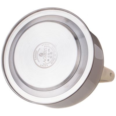 ЧАЙНИК AGNESS СО СВИСТКОМ, 2,8 Л, ИНДУКЦИЯ, ЦВЕТ - МОЛОЧНЫЙ ГРАДИЕНТ-3