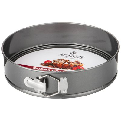 ФОРМА ДЛЯ ВЫПЕЧКИ AGNESS РАЗЪЕМНАЯ С АНТИПРИГАРНЫМ ПОКРЫТИЕМ 26 СМ-1