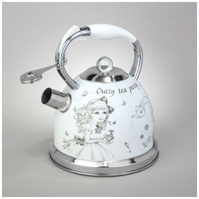 ЧАЙНИК AGNESS СО СВИСТКОМ, 3Л, ИНДУКЦИОН. КАПСУЛ. ДНО-2