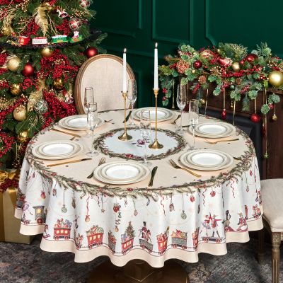 СКАТЕРТЬ  D185 CM КРУГЛАЯ, 