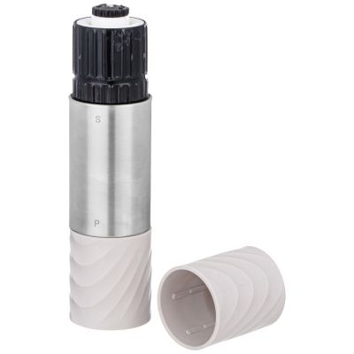 МЕЛЬНИЦА ДЛЯ СОЛИ И ПЕРЦА СЕРАЯ 2 в 1 AGNESS-2