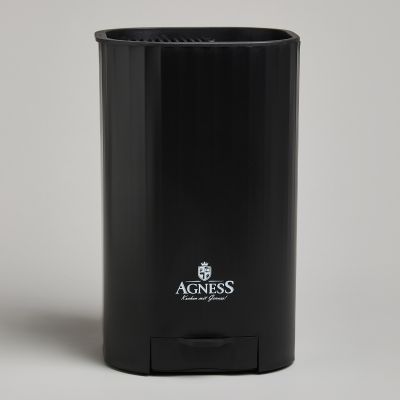 ПОДСТАВКА ДЛЯ НОЖЕЙ AGNESS С ТОЧИЛЬНЫМ КАМНЕМ 13,6*14,6*23 СМ-4