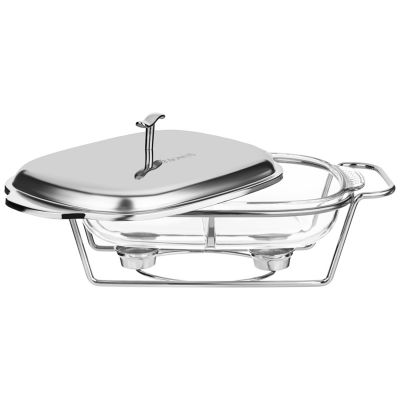 МАРМИТ AGNESS  ПРЯМОУГ 2 ОТСЕКА SILVER 2,45L-5