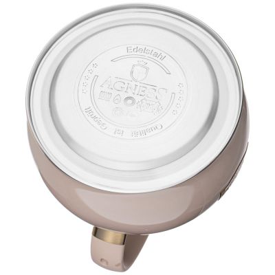 ЧАЙНИК AGNESS СО СВИСТКОМ, 3Л C ИНДУКЦИОН. КАПСУЛЬНЫМ ДНОМ ЦВЕТ: ДЫМЧАТЫЙ СЕРЫЙ, СТАЛЬ 18/10-3