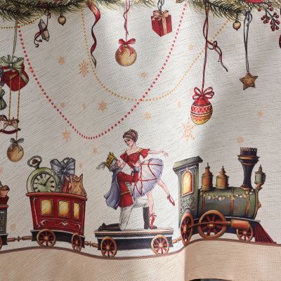 СКАТЕРТЬ  D185 CM КРУГЛАЯ, 