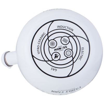 ЧАЙНИК AGNESS ЭМАЛИРОВАННЫЙ СО СВИСТКОМ СЕРИЯ 