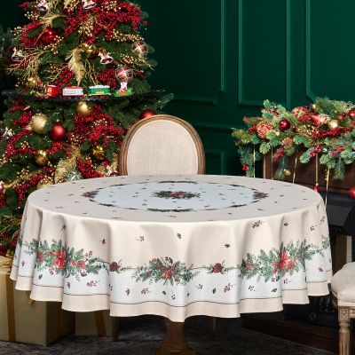 СКАТЕРТЬ  D185 CM КРУГЛАЯ, 