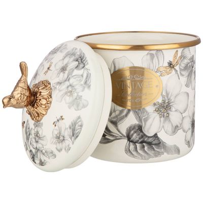 БАНКА ДЛЯ СЫПУЧИХ ПРОДУКТОВ AGNESS, СЕРИЯ ЯБЛОНЕВЫЙ САД, 12 Х 12СМ/ 1,2Л-2