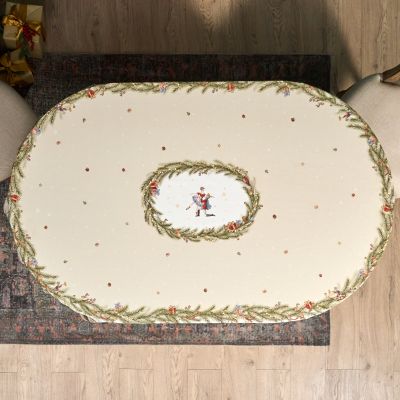 СКАТЕРТЬ  ОВАЛЬНАЯ  