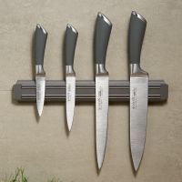 НАБОР НОЖЕЙ AGNESS 5 ПР.С МАГНИТНЫМ ДЕРЖАТЕЛЕМ И РУЧКОЙ ИЗ НЕРЖ.СТАЛИ