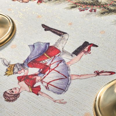 СКАТЕРТЬ  140Х180CM CM ОВАЛЬНАЯ, 