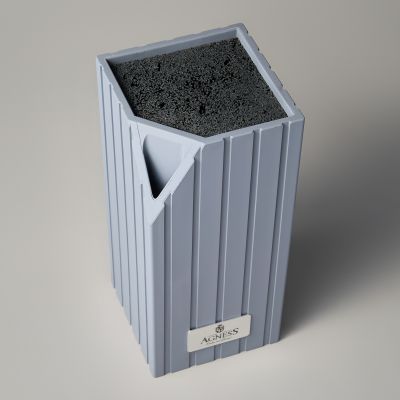 НАБОР НОЖЕЙ AGNESS  НА ПЛАСТИКОВОЙ ПОДСТАВКЕ, 6 ПРЕДМЕТОВ-6