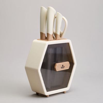 НАБОР НОЖЕЙ AGNESS  НА ПЛАСТИКОВОЙ ПОДСТАВКЕ, 7 ПРЕДМЕТОВ-3