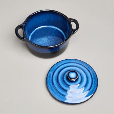 ГОРШОЧЕК ДЛЯ ЗАПЕКАНИЯ REACTIVE BLUE 18,5*14,5*6,5/10СМ 600 МЛ-4